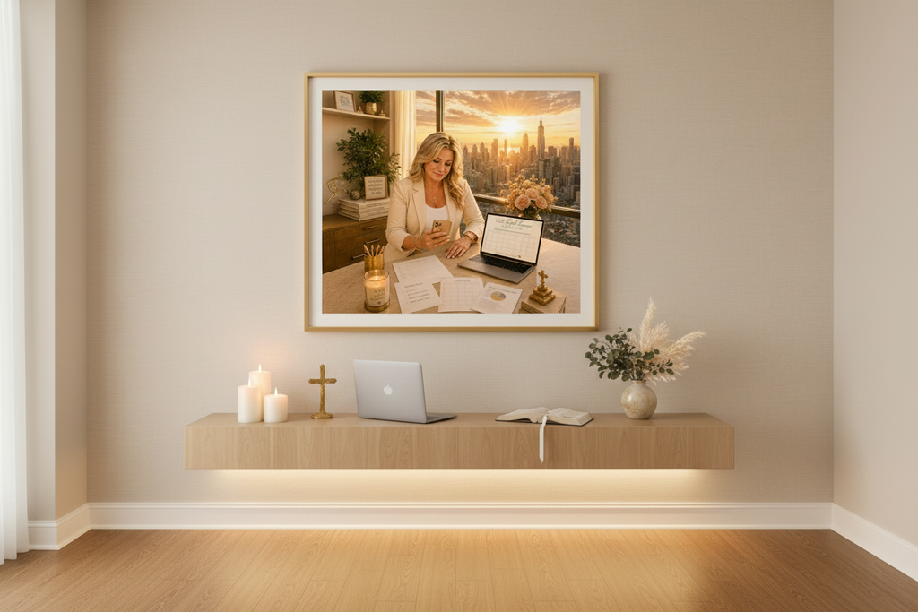 Elegant Home Office Desk Mockup